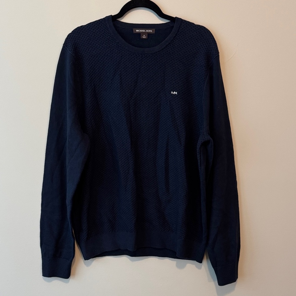 Michael Kors Navy Crewneck Sweater
